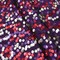 Mulberry/Gold/Multi Confetti Stretch Sequined Knit Fabric By the Yard